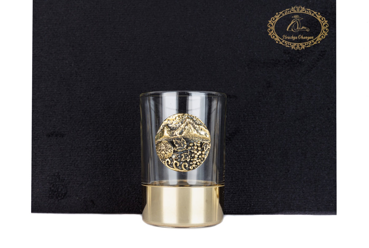 Handmade Glass with Bronze Details - photo 3