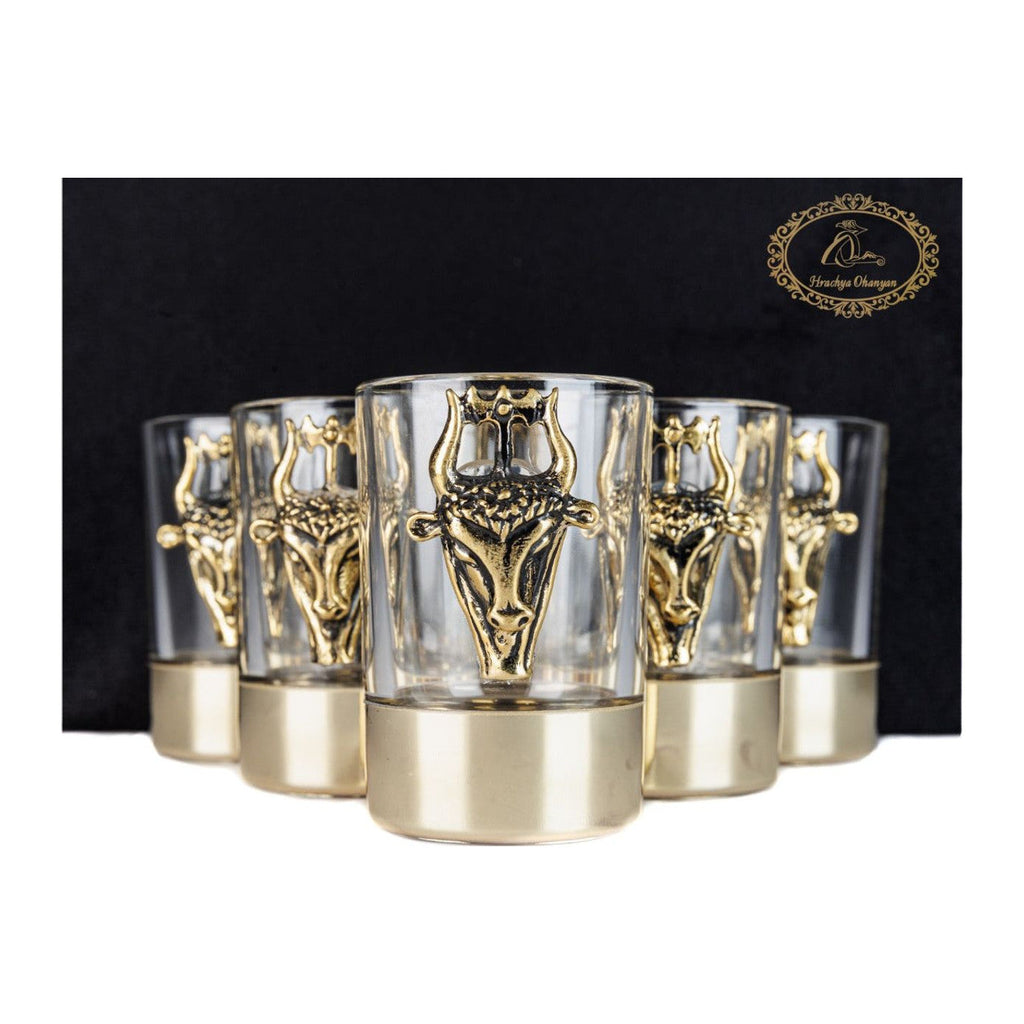 Handmade Glass with Bronze Details (Model 10244)
