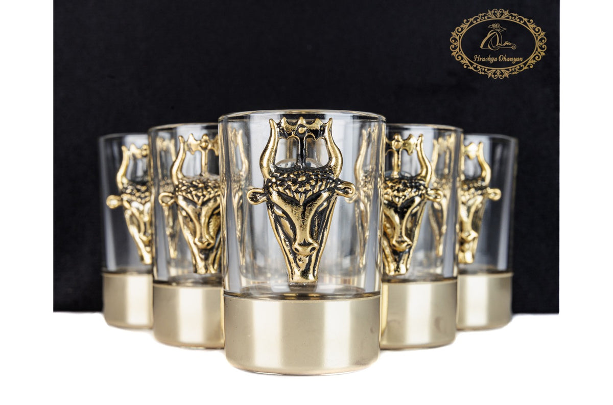 Handmade Glass with Bronze Details (Model 10244)
