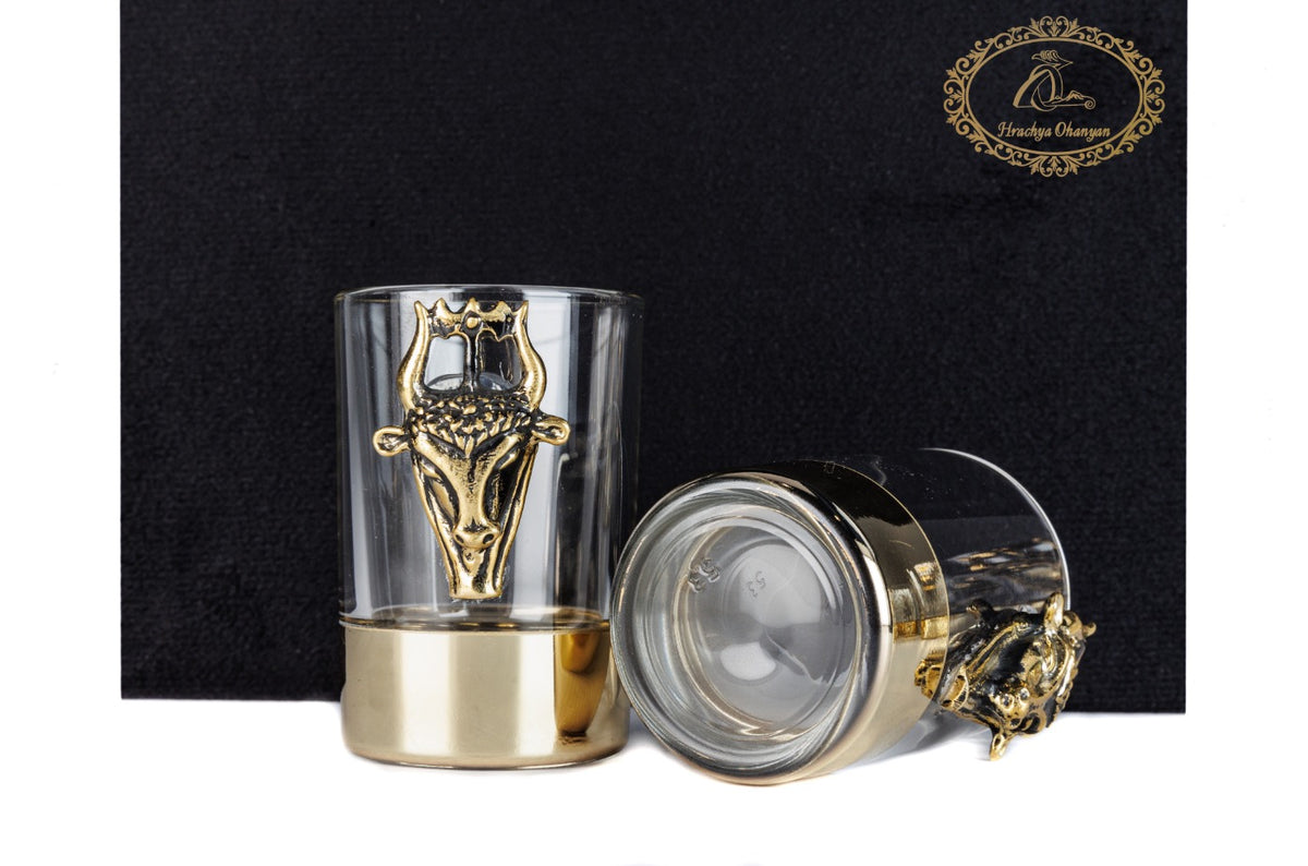Handmade Glass with Bronze Details - photo 3
