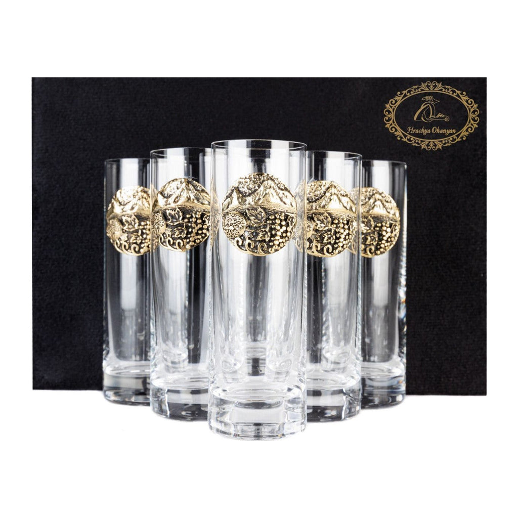 Handmade Glass with Bronze Details (Model 10257)