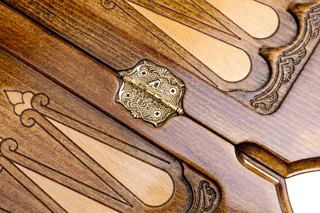 Handmade Wooden Backgammon Set with Tigran the Great and Ararat Outline, 60 cm - photo 11