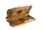 Handmade Walnut Backgammon Set with Pomegranate Tree and Ararat Outline, 60 cm - photo 8