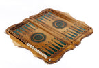 Handmade Walnut Backgammon Set with Pomegranate Tree and Ararat Outline, 60 cm - photo 3