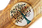 Handmade Walnut Backgammon Set with Pomegranate Tree and Ararat Outline, 60 cm - photo 2