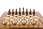 Handmade Walnut Chess and Backgammon Set, Classic Board, 60 cm - photo 4