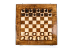 Handmade Walnut Chess and Backgammon Set, Classic Board, 60 cm - photo 6