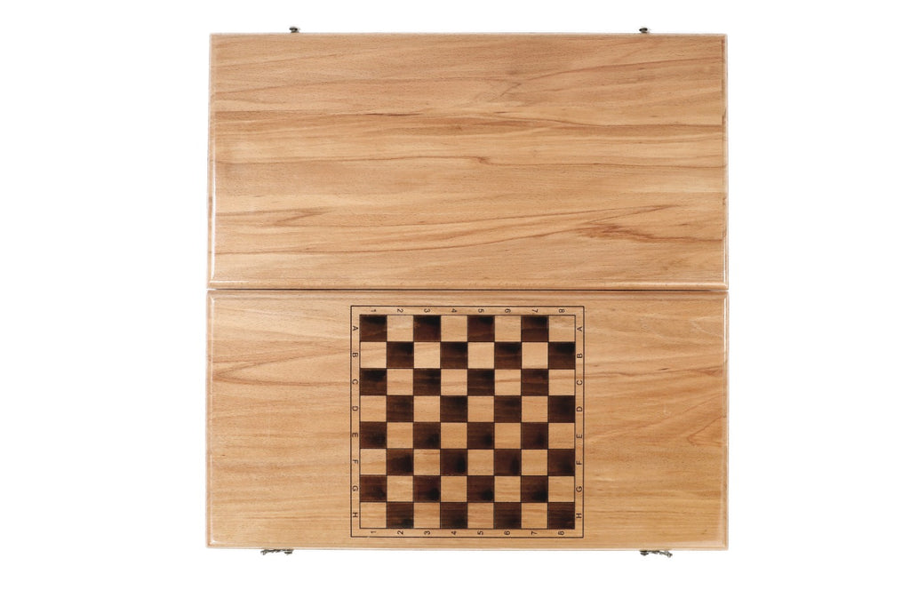 Handmade Wooden Backgammon Set, Classic Board, 60 cm - photo 4