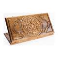 Handmade Wooden Two-Sided Backgammon Set with Armenian Ornament, 60 cm (Model 11559)