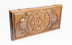 Handmade Wooden Two-Sided Backgammon Set with Armenian Ornament, 60 cm - photo 6