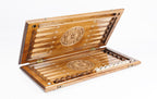 Handmade Wooden Two-Sided Backgammon Set with Armenian Ornament, 60 cm - photo 7