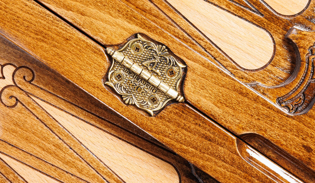 Handmade Wooden Two-Sided Backgammon Set with Armenian Ornament, 60 cm - photo 10