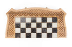 Handmade Walnut Chess and Backgammon Set with Contour Outline, 60 cm - photo 8