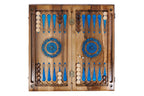 Handmade Walnut Backgammon Set with Oil Painting, 60 cm - photo 8