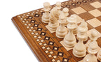 Handmade Wooden Chess and Backgammon Set with Carpet Pattern, 40 cm - photo 11