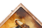 Handmade Walnut Backgammon Set with Oil Painting, 60 cm - photo 8