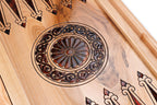 Handmade Walnut Backgammon Set with Oil Painting, 60 cm - photo 11