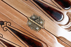 Handmade Walnut Backgammon Set with Oil Painting, 60 cm - photo 10
