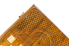Handmade Wooden Backgammon Set with Oil Painting, 60 cm - photo 12