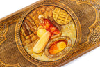 Handmade Wooden Backgammon Set with Oil Painting, 60 cm - photo 2