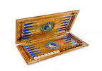 Handmade Walnut Backgammon Set with Oil Painting, 60 cm - photo 7