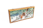 Handmade Wooden Backgammon Set with Oil Painting, 60 cm - photo 7
