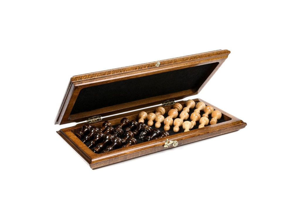 Handmade Wooden Chess Set, Classic Board, 40 cm - photo 3