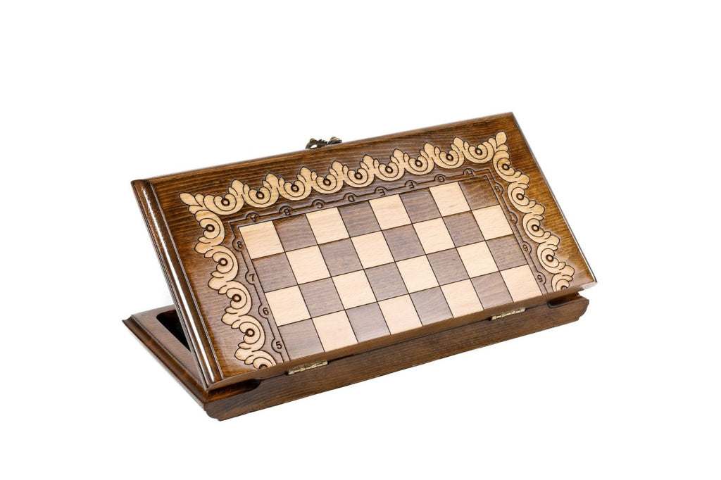Handmade Wooden Chess Set, Classic Board, 40 cm - photo 9
