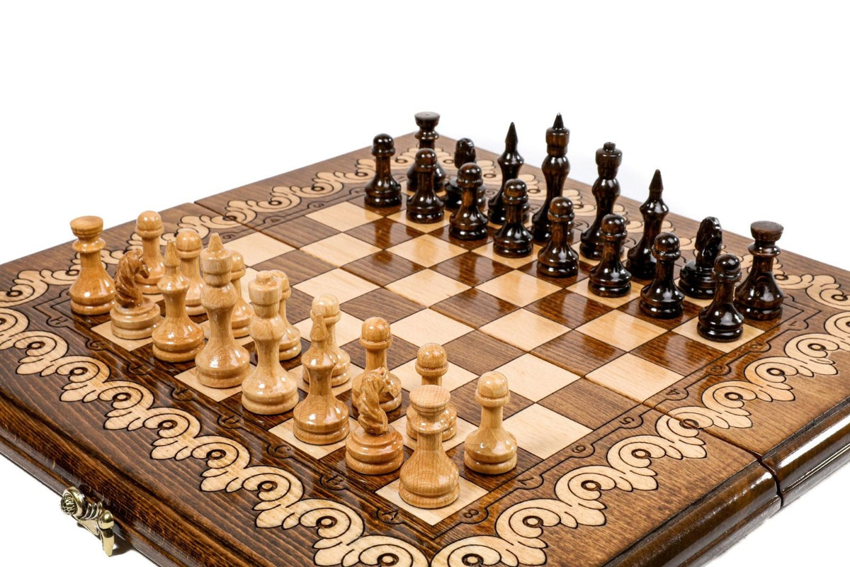 Juego de ajedrez clásico, 40 cm (modelo 21217) – foto 2