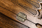Handmade Walnut Backgammon Set, Classic Board, 60 cm - photo 10