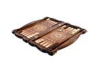 Handmade Wooden Two-Sided Backgammon Set with Georgian Coat of Arms, 60 cm - photo 3
