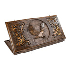 Backgammon Set with Eagle, 60 cm – handmade wooden nardi board by Hrachya Ohanyan