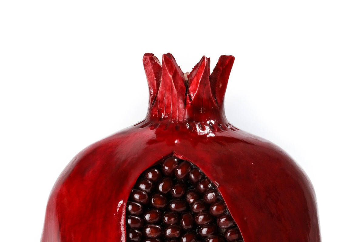 Handmade Wooden Pomegranate Decor, 14 cm - photo 3