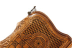 Handmade Walnut Backgammon Set with World Map and Ararat Outline, 30 cm - photo 9