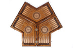 Handmade Wooden Backgammon Set for Three Players, 40 cm - photo 2
