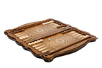 Handmade Wooden Backgammon Set with Ship, 60 cm - photo 3