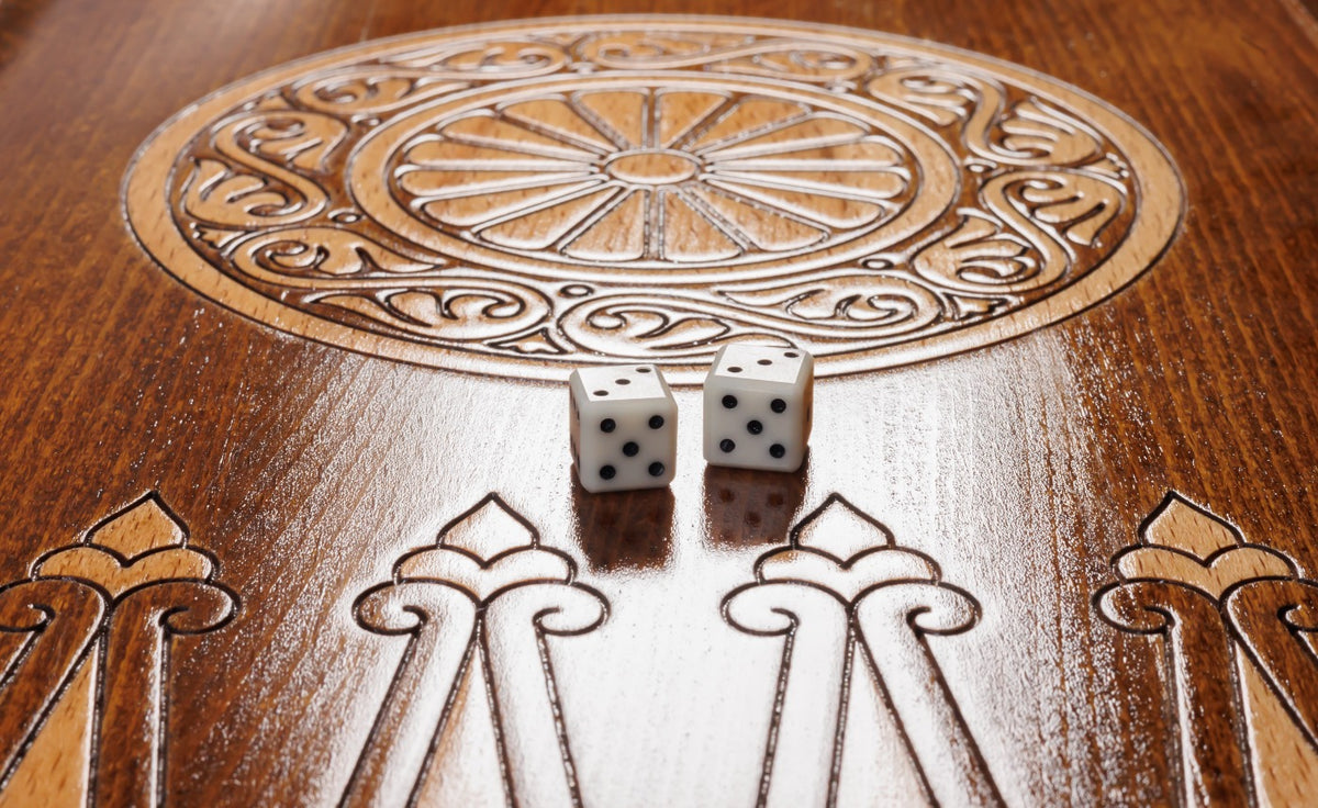 Backgammon-Set mit Schiff, 60 cm – Foto 6