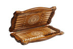 Handmade Wooden Backgammon Set with Ship, 60 cm - photo 7