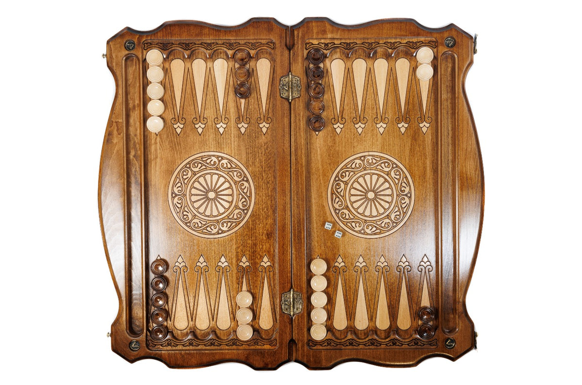 Backgammon-Set mit Schiff, 60 cm – Foto 9
