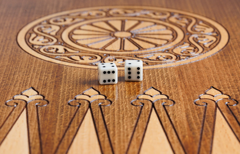 Handmade Wooden Chess and Backgammon Set, Classic Board, 60 cm - photo 11
