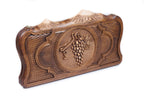 Handmade Wooden Backgammon Set with Grapes and Ararat Outline, 60 cm - photo 5
