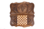 Handmade Wooden Backgammon Set with Grapes and Ararat Outline, 60 cm - photo 8