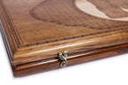 Handmade Wooden Backgammon Set with Artsakh Monument, 60 cm - photo 11