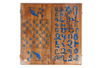 Handmade Wooden Backgammon Set with Armenian Alphabet, 60 cm - photo 4