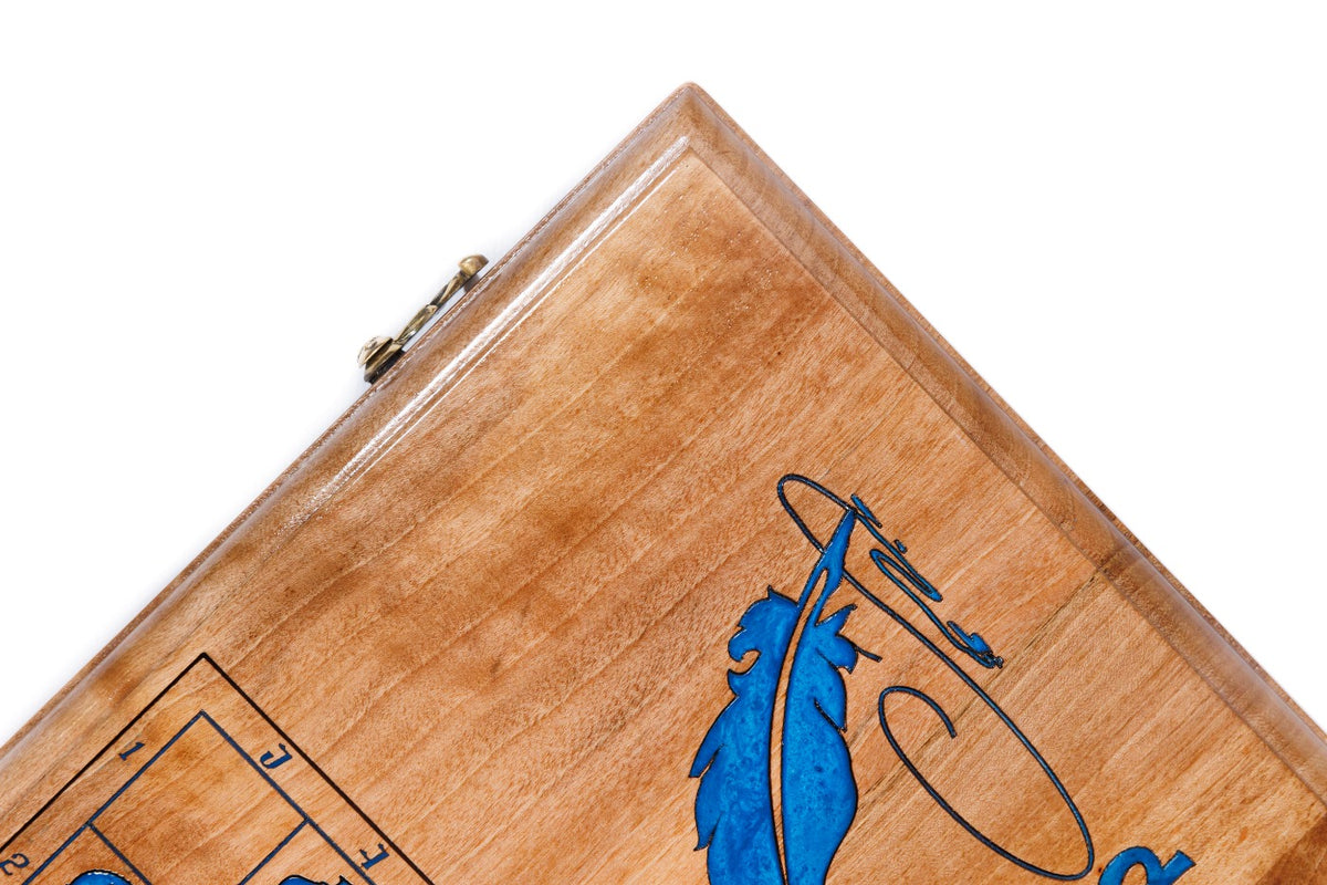 Handmade Wooden Backgammon Set with Armenian Alphabet, 60 cm - photo 9