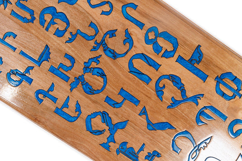 Handmade Wooden Backgammon Set with Armenian Alphabet, 60 cm - photo 2