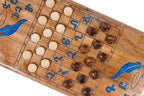 Handmade Wooden Backgammon Set with Armenian Alphabet, 60 cm - photo 12