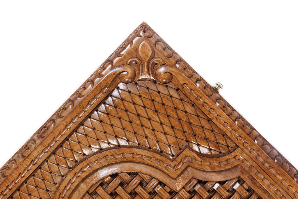 Handmade Walnut Backgammon Set with Pomegranate Tree, 60 cm - photo 10