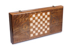 Handmade Wooden Backgammon Set with Eternity Sign, 50 cm - photo 4