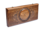 Handmade Wooden Backgammon Set with Eternity Sign, 50 cm - photo 7